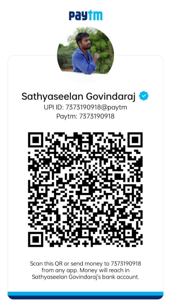 sathyaseelan qr code for payment