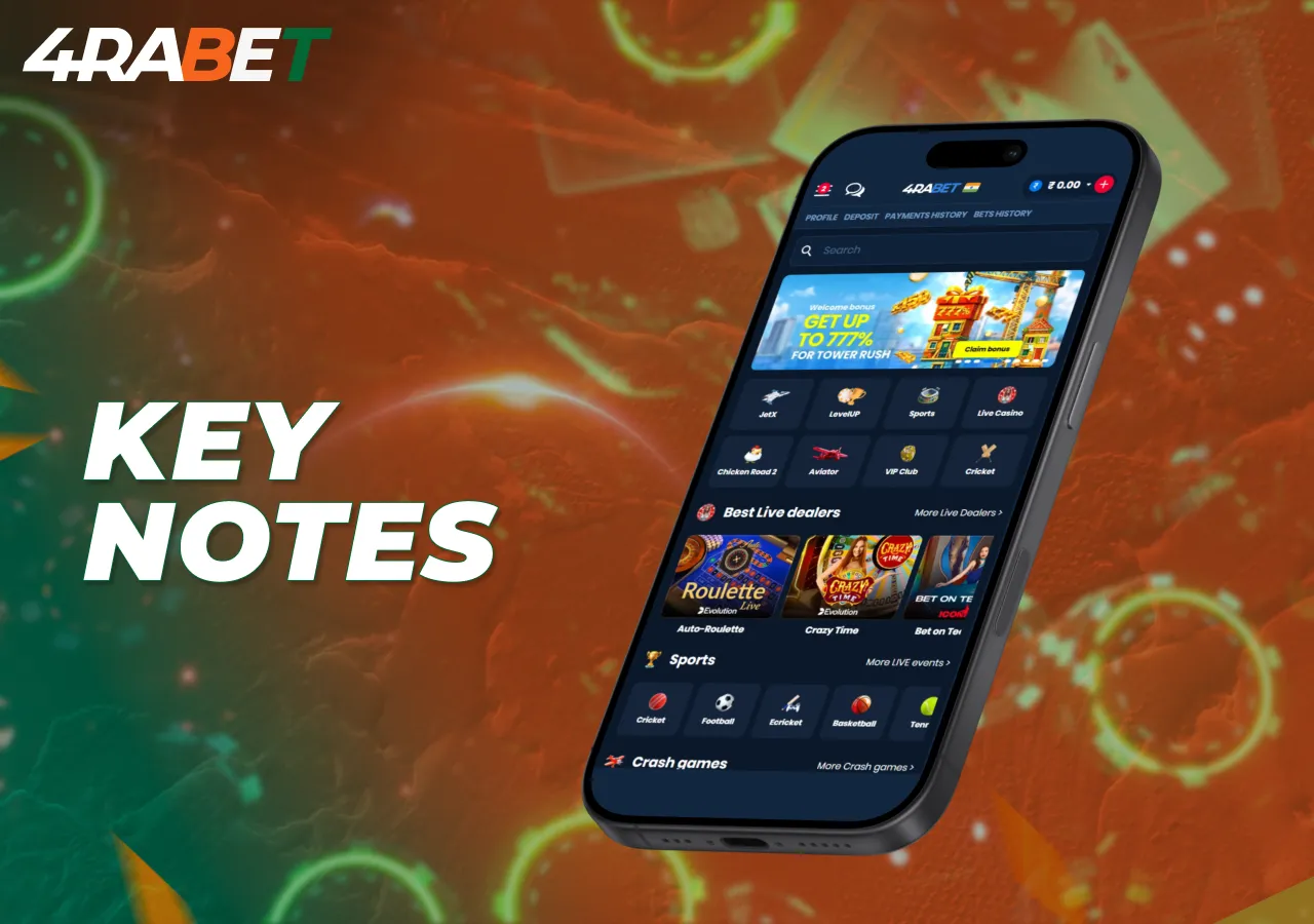 Key bonus terms are important for players using the platform in India.